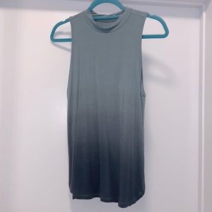 Mock Neck Ombré American Eagle Tank!
